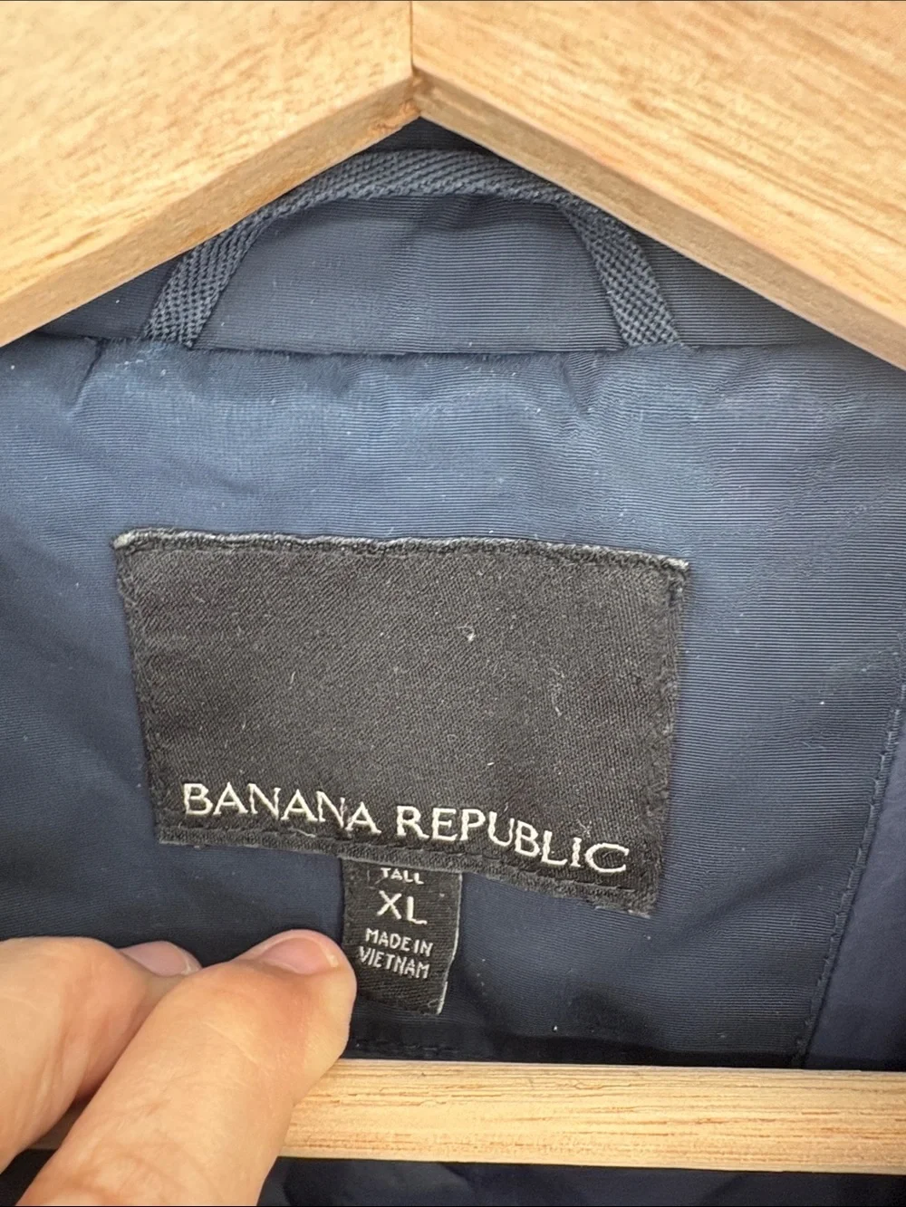 🪥 Banana Republic TALL XL Quilted Field Jacket - Navy